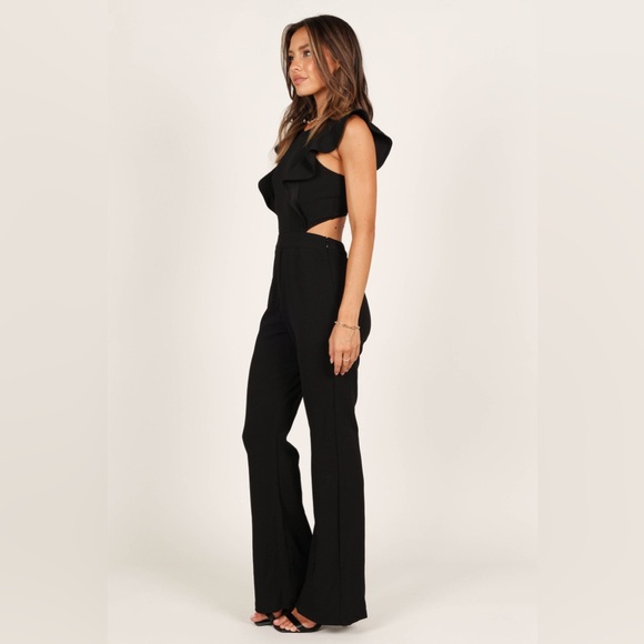 PETAL & PUP Yvonne Black Jumpsuit small B212 - Picture 4 of 9
